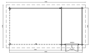 Log Cabin 25402